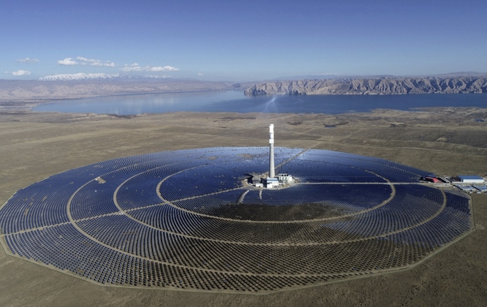 The Gonghe CSP project - Cosin Solar (as then Supcon) was the solar field supplier. Cosin Solar is currently in construction on the tower and solar field for the 100 MW Jinta Zhongguang CSP project, one of the thirty CSP projects now in development and one of three in construction as of 2023. 