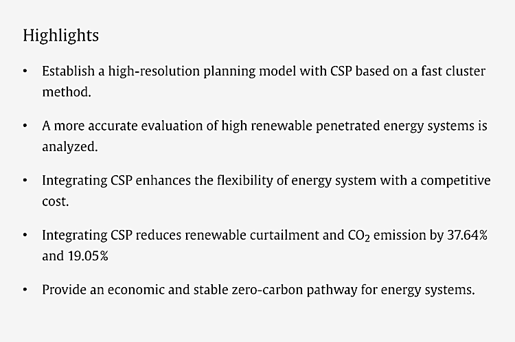 Published at Sustainable Energy Technologies and Assessments – Energy systems capacity planning under high renewable penetration considering concentrating solar power