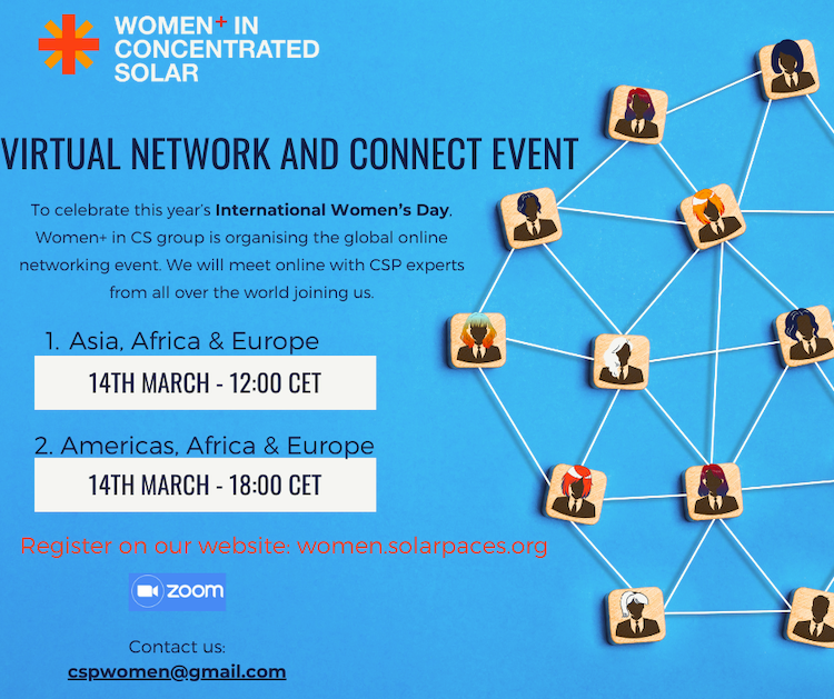 Women in Concentrated Solar Network Event 14th March