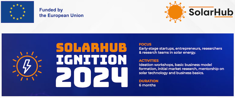 SolarHub Ignition 2024 Acceleration Program – Deadline April 30