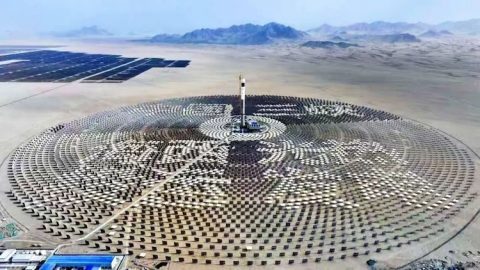 Three Gorges Renewables 100 MW Tower CSP in Golmud, Qinghai