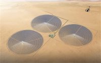 One of two 350 MW triple solar field CSP projects in China
