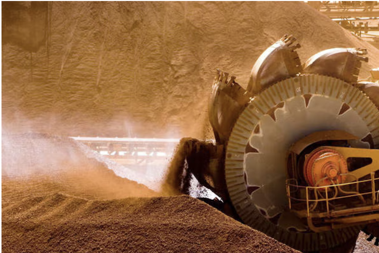 Iron ore crushing in Western Australia