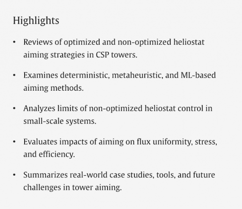 Published at Renewable and Sustainable Energy Reviews - Heliostat ...