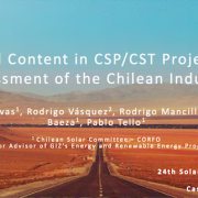 Study of Chile's CSP Potential for Domestic Manufacturing