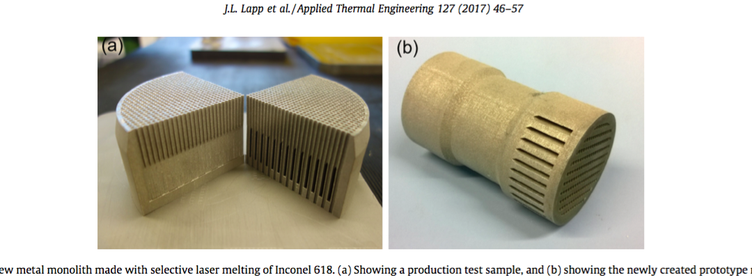 Metal monolith Inconel