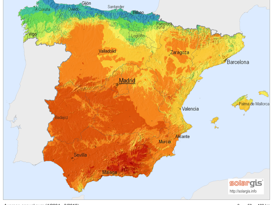 SolarGIS-Solar-map-DNI-Spain-en